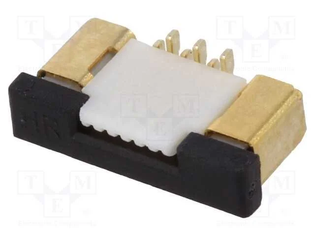 Conector: FFC/FPC, verticais, PIN: 6, ZIF, SMT, 0.