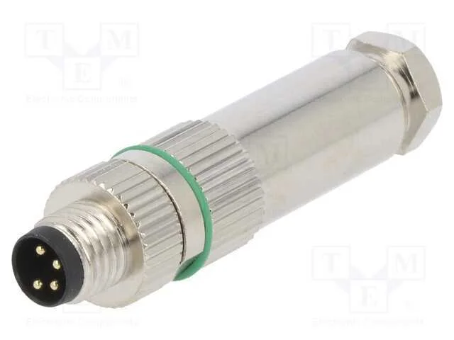 Conector: M8, macho, PIN: 4, simples, com cabo, f.