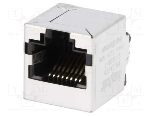 Tomada, RJ45, PIN: 8, blindadas,com díodo LED, Si.