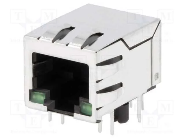 Tomada, RJ45, PIN: 8, blindadas,com díodo LED, Si.