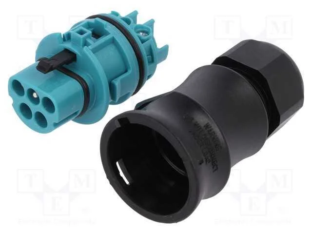 Conector: Redondos, Ficha, Rst, Macho, Pin: 5, Prateado, 20a, 250v