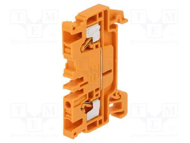 Conector: de carril, 2,5mm2, faixas: 1, braçadeir.