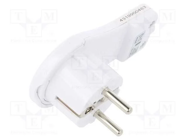 Conector: de alimentação, macho, ficha, 2P+PE, 25.