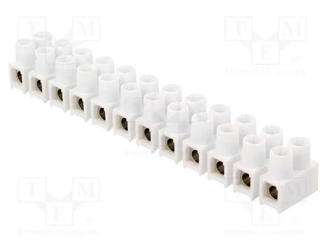 Bloco terminal, terminal parafusado, 16mm2, 400V,.