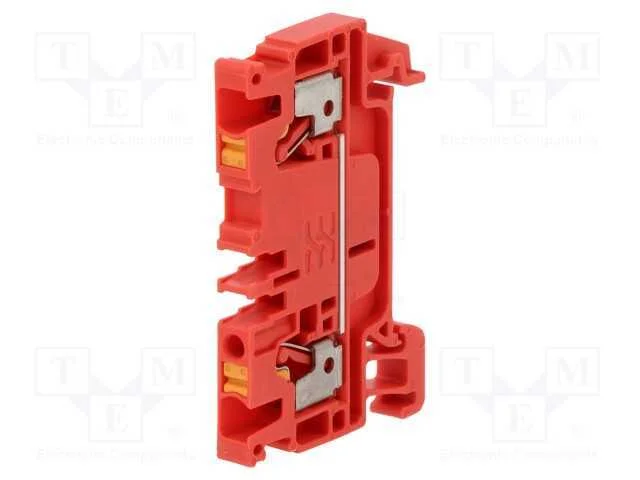 Conector: de carril, 2,5mm2, faixas: 1, braçadeir.