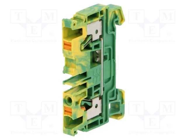 Conector: de carril, 4mm2, faixas: 1, braçadeiras.
