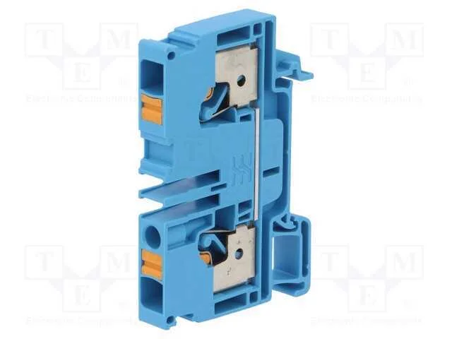 Conector: de carril, 6mm2, faixas: 1, braçadeiras.