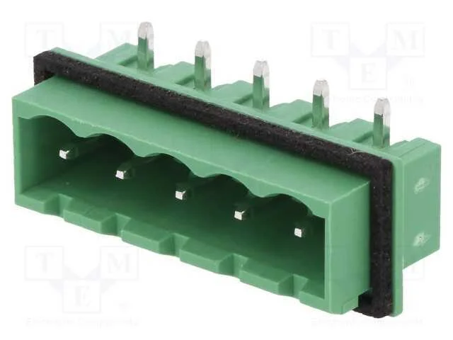 Bloco terminal separável, 5,08mm, faixas: 5, angu.