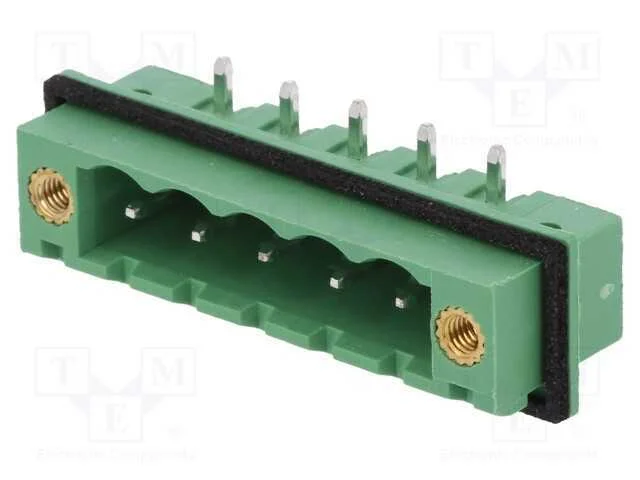 Bloco terminal separável, 5,08mm, faixas: 5, angu.