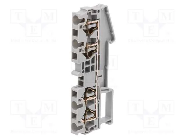 Conector: de Carril, St, 0,08÷4mm2, Faixas: 1, Braçadeiras: 4, Ts35