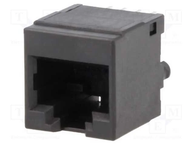 Tomada, RJ45, PIN: 8, Sistema: 8p8c, para PCB, TH.
