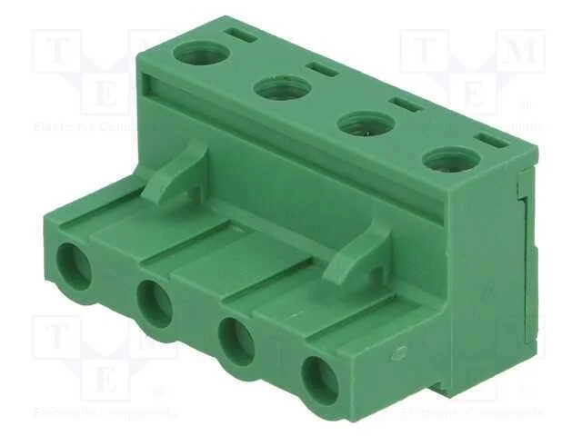 Bloco Terminal Separável, 7,5mm, Faixas: 4, Simples, Ficha, Fêmea