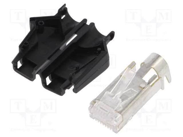 Ficha, RJ45, TM21P, PIN: 8, Cat: 5e, blindadas,co.