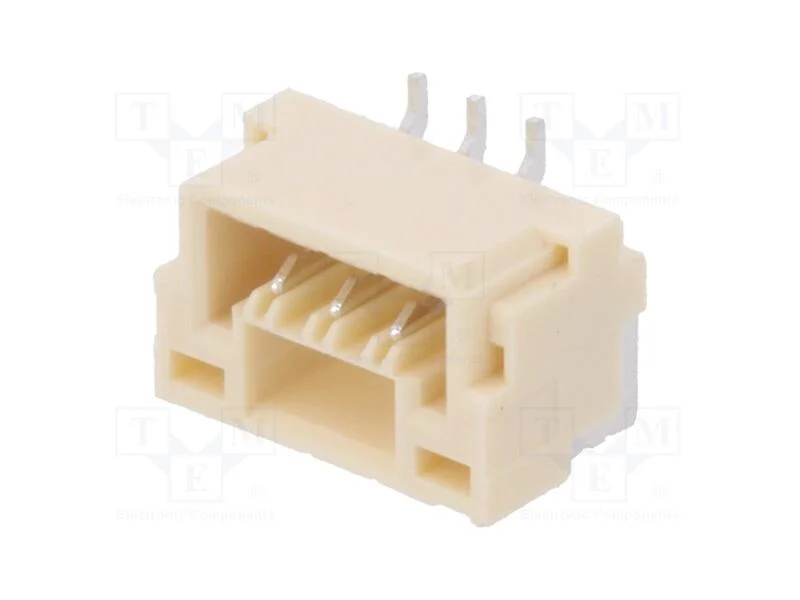 Tomada, Fio-Placa, Macho, Gh, 1,25mm, Pin: 3, Smt, 50v, 1a, Vertical