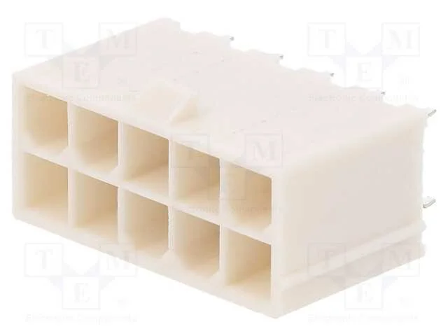 Tomada, Fio-Placa, Macho, Mini-Fit Jr, 4,2mm, Pin: 6, Tht, 9a