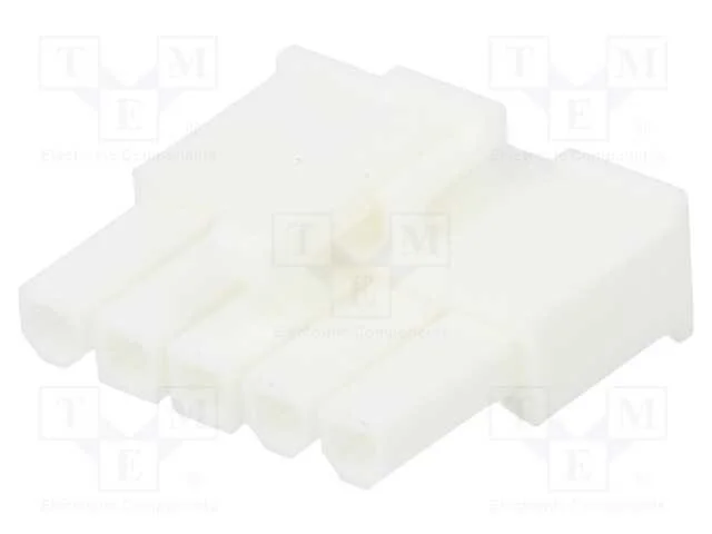 Ficha, Fio-Fio/Placa, F&ecirc;mea, Mini-Fit Jr, 4,2mm, Pin: 5, com Cabo