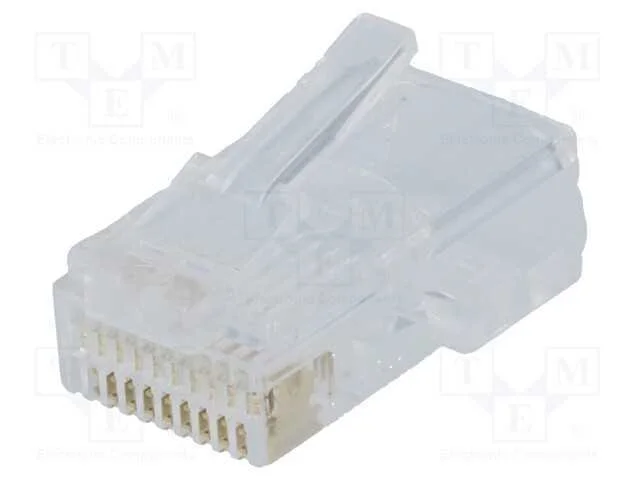 Ficha, RJ50, PIN: 10, Sistema: 10p10c, com cabo, .