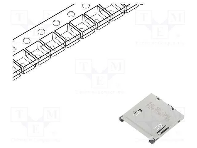 Conector: para Cartões, Sd, Push-Push, Smt, Seletivamente Dourado
