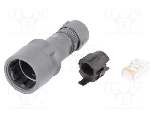 Conector: RJ45, ficha, blindadas, push-pull, Bucc.