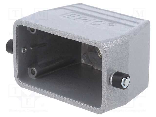 Carcaça: para conetores HDC, EPIC H-B, tamanho H-.