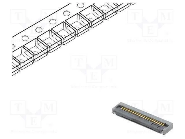 Conector: FFC/FPC, horizontais, PIN: 40, contacto.