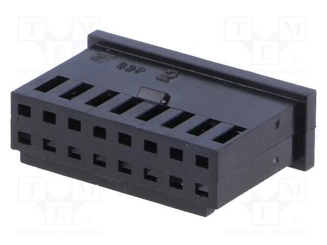 Ficha, Fio-Placa, F&ecirc;mea, Ampmodu Mod Ii, 2,54mm, Pin: 16, com Cabo