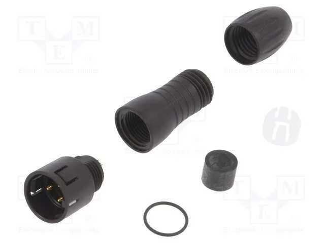 Conector: redondos, ficha, 720, macho, PIN: 3, Sn.