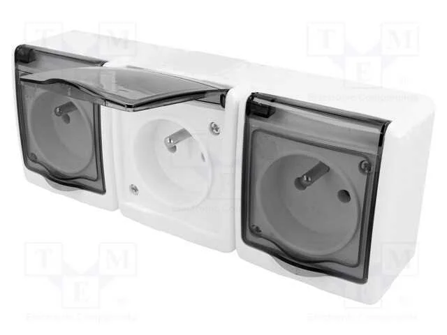 Conector: de alimentação, tomada, 2P+PE, 250VAC, .