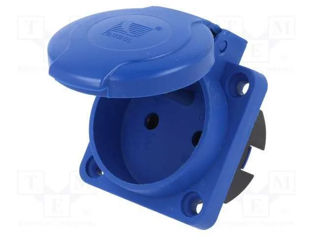 Conector: de alimentação, tomada, 2P+PE, 250VAC, .