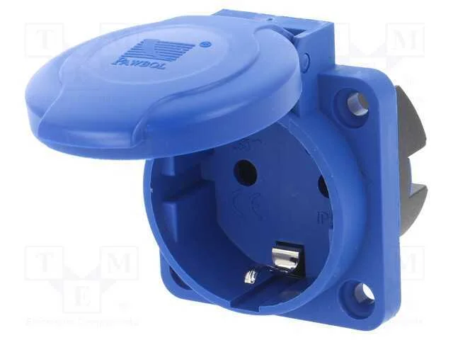 Conector: de alimentação, tomada, 2P+PE, 250VAC, .