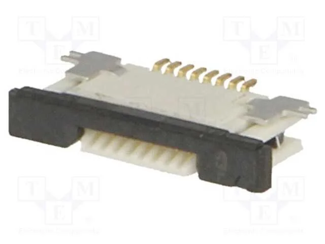 Conector: FFC/FPC, horizontais, PIN: 8, contactos.