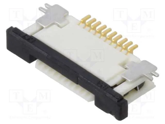 Conector: FFC/FPC, horizontais, PIN: 10, contacto.