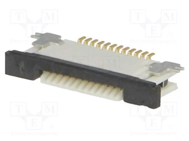 Conector: FFC/FPC, horizontais, PIN: 12, contacto.