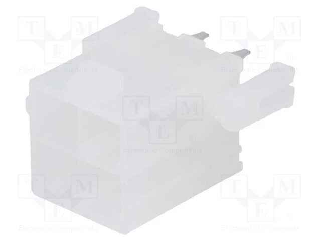 Tomada, Fio-Placa, Macho, Mini-Fit Jr, 4,2mm, Pin: 4, Tht, 9a