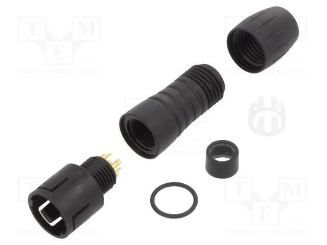 Conector: Redondos, Ficha, 620, Macho, Pin: 4, Não Blindados, 2,5a