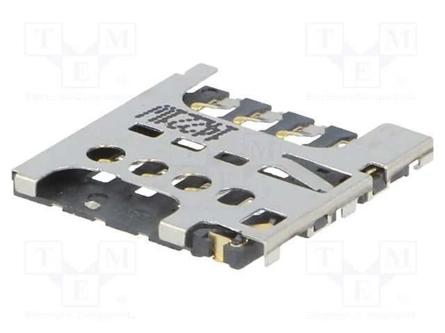 Conector: para Cartões, Micro Sim, Push-Pull, Smt, Pin: 6