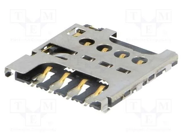 Conector: para Cartões, Micro Sim, Push-Pull, Smt, Pin: 8