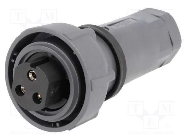 Conector: redondos, ficha, fêmea, PIN: 3, Buccane.