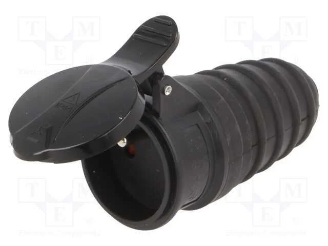 Conector: de alimentação, fêmea, tomada, 2P+PE, 2.