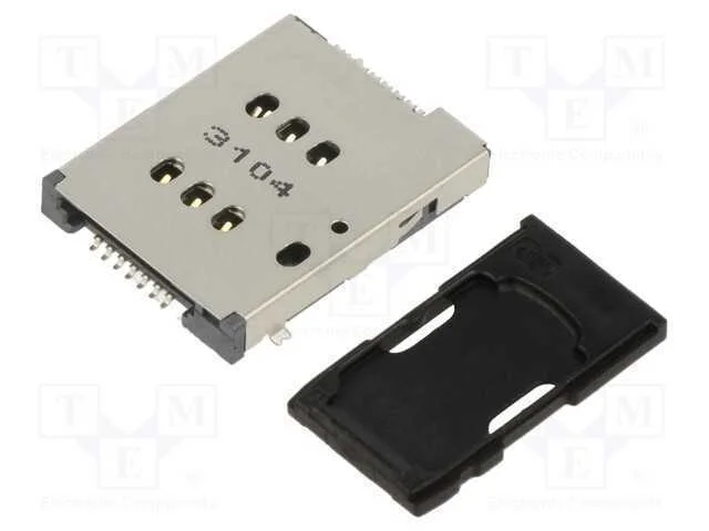 Conector: para Cartões, Nano Sim, Push-Push, Smt, Pin: 6