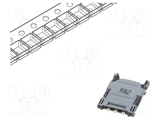 Conector: para Cartões, Nano Sim, Smt, Pin: 6