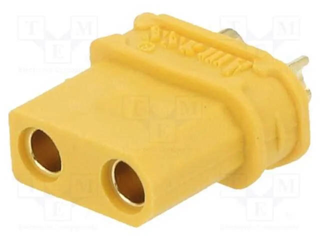 Tomada, de alimentação DC, XT30, fêmea, PIN: 2, c.
