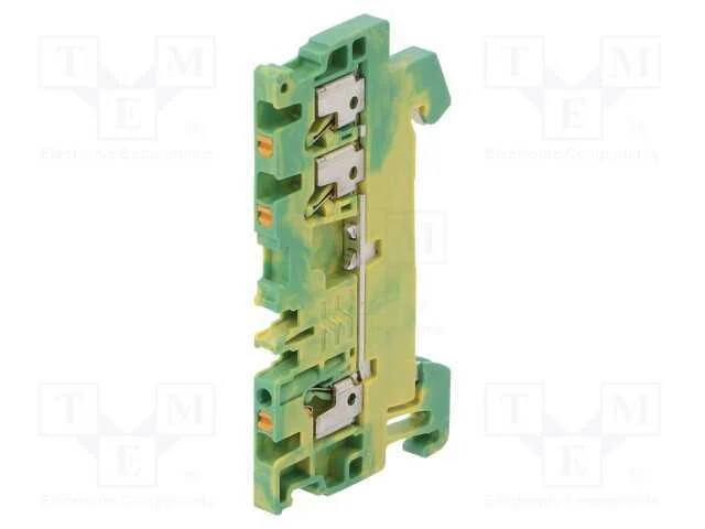Conector: de carril, 1,5mm2, faixas: 1, braçadeir.
