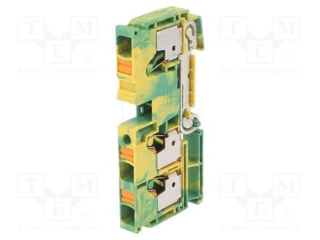 Conector: de carril, 10mm2, faixas: 1, braçadeira.