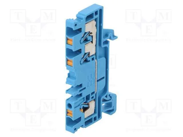 Conector: de carril, 2,5mm2, faixas: 1, braçadeir.