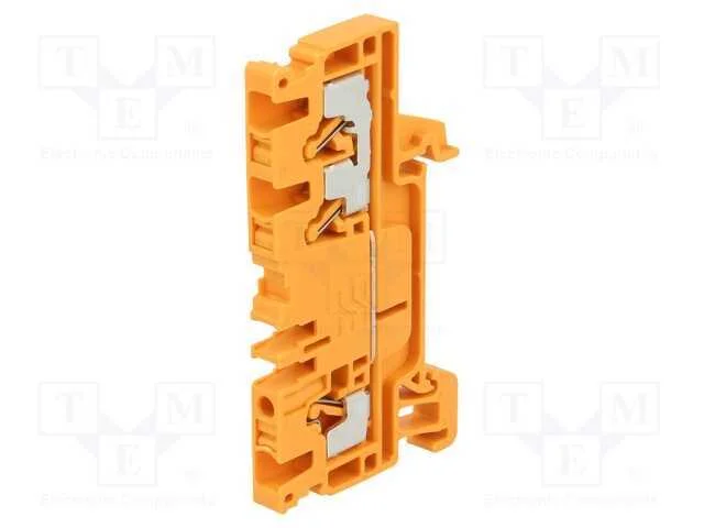 Conector: de carril, 2,5mm2, faixas: 1, braçadeir.
