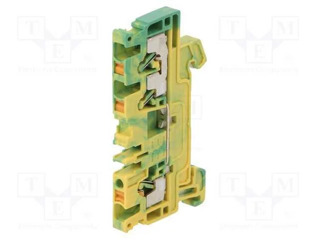 Conector: de carril, 2,5mm2, faixas: 1, braçadeir.