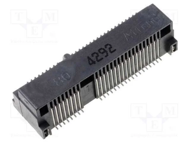 Conector: Pci Express Mini, Horizontais, Smt, Dourado, Pin: 52