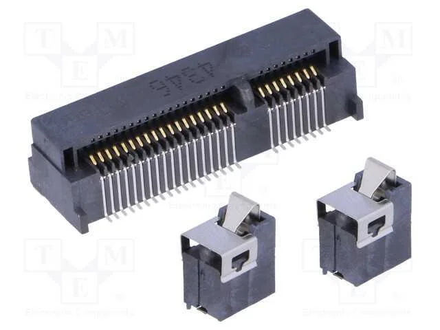 Conector: Pci Express Mini, Horizontais, Smt, Dourado, Pin: 52