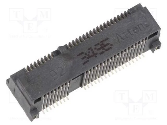 Conector: Pci Express Mini, Horizontais, Smt, Dourado, Pin: 52